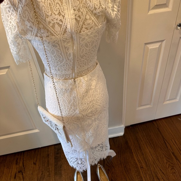 Lulus two piece bridal set - Picture 5 of 6